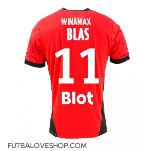 Dres Stade Rennais Ludovic Blas #11 Domáci 2024-25 Krátky Rukáv